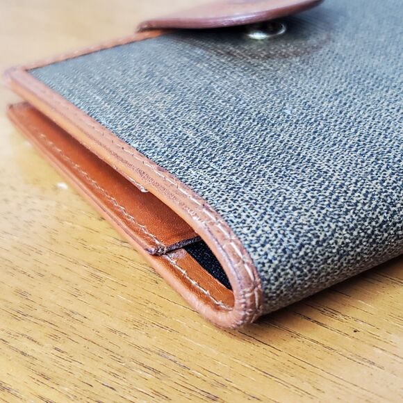 VTG FENDI Logo SAS Wallet 4" Card Holder Small VintageBiFold Unisex - Picture 13 of 14